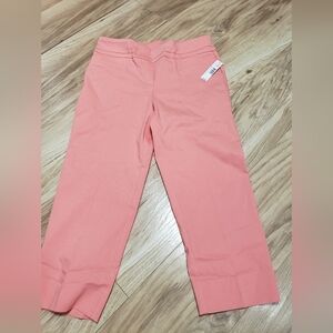New W/Tags Spring Easter Women 10 Stretch Capri Pink Pant